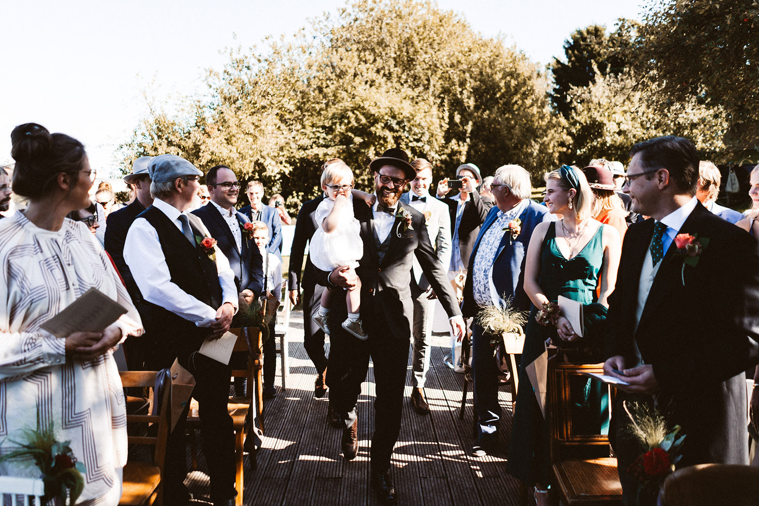Als Hochzeitsfotograf waren die Bahrnausen auf einer Hochzeit auf Gut Knittkuhle.