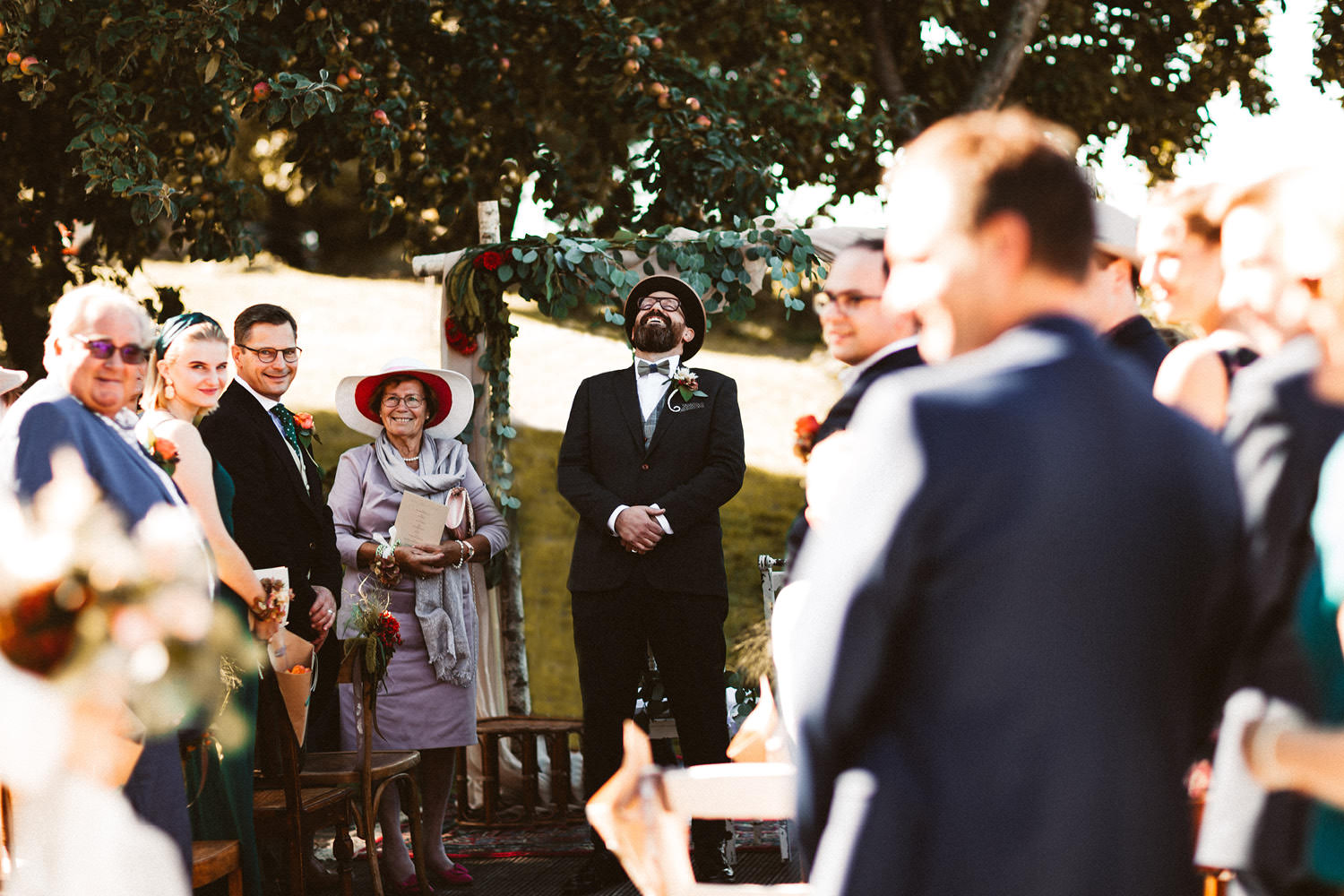 Als Hochzeitsfotograf waren die Bahrnausen auf einer Hochzeit auf Gut Knittkuhle.